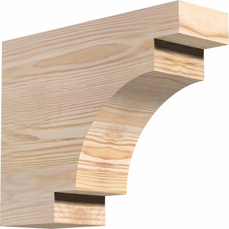 Ekena Millwork Mediterranean Smooth Rafter Tail, Douglas Fir, 3 1/2"W x 10"H x 12"L RFT04X10X12MED00SDF